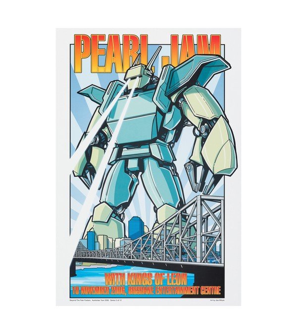 2006 Pearl Jam at the Brisbane Entertainment Centre (Beyond the Pale Posters) 