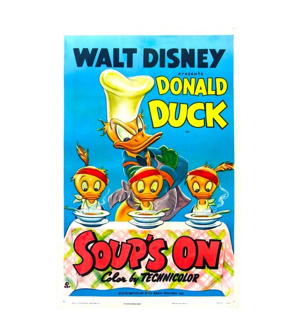 1948 Donald Duck Soup's On 