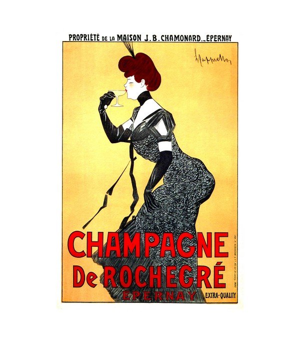 1902 Champagne De Rochegre by Leonetto Cappiello 