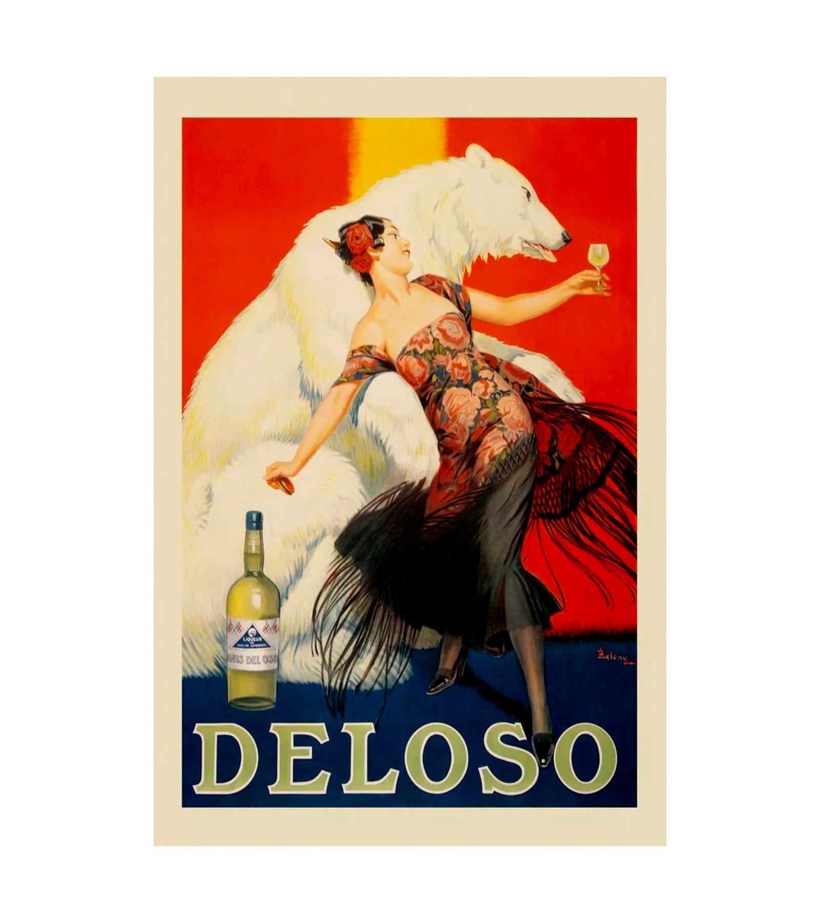 1923 Deloso Polar Bear 