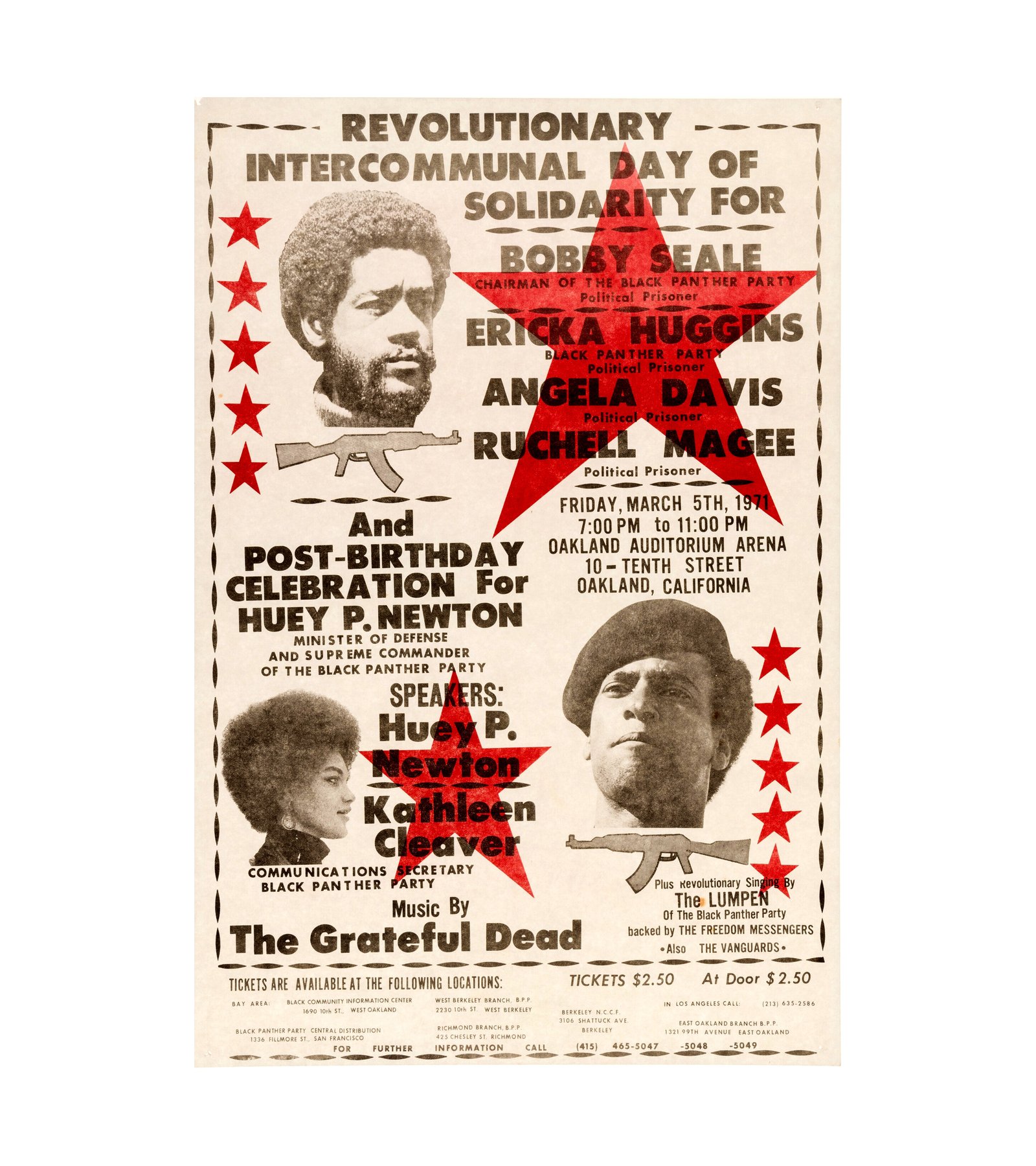 1971 Angela Davis Black Panthers Oakland, CA 