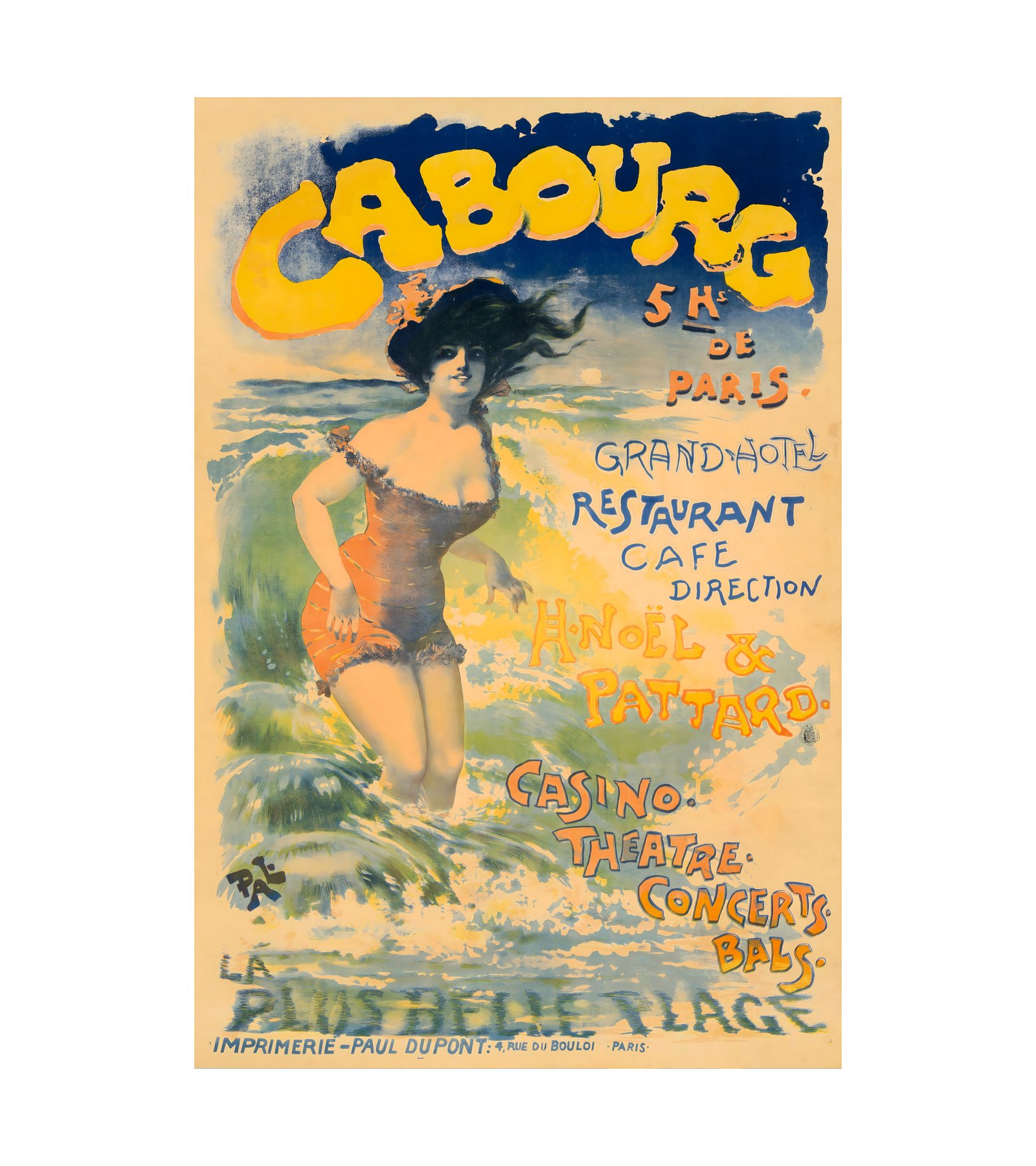 1893 PAL - Cabourg Paul Dupont, Parisfr 
