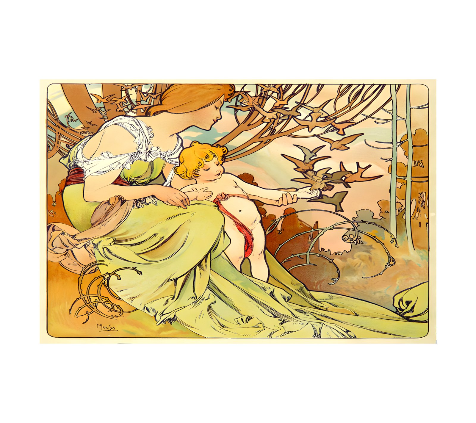 1899 ALPHONSE MUCHA - Ages of Man 