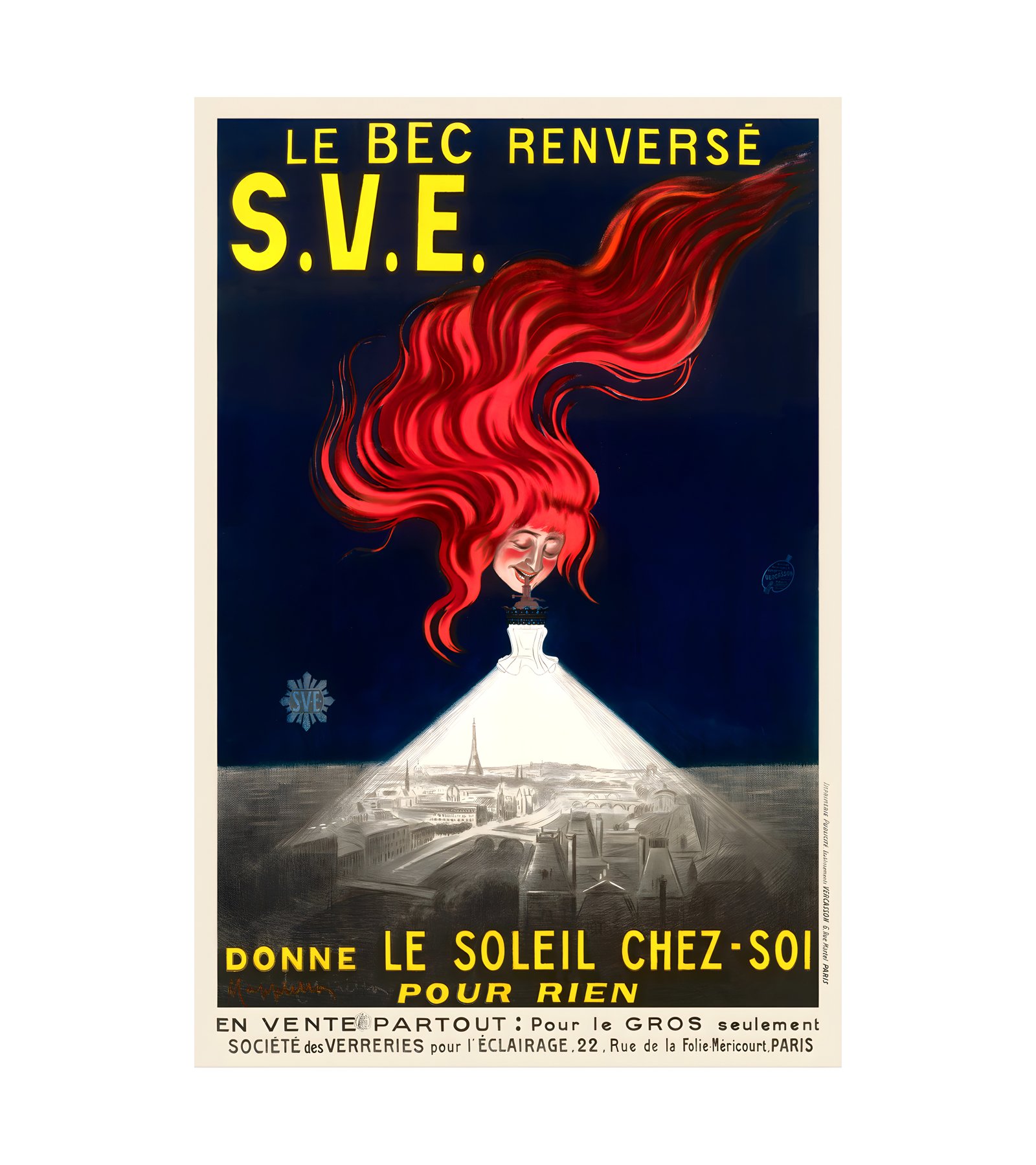 1911 Le Bec Renverse S.V.E by Cappiello 