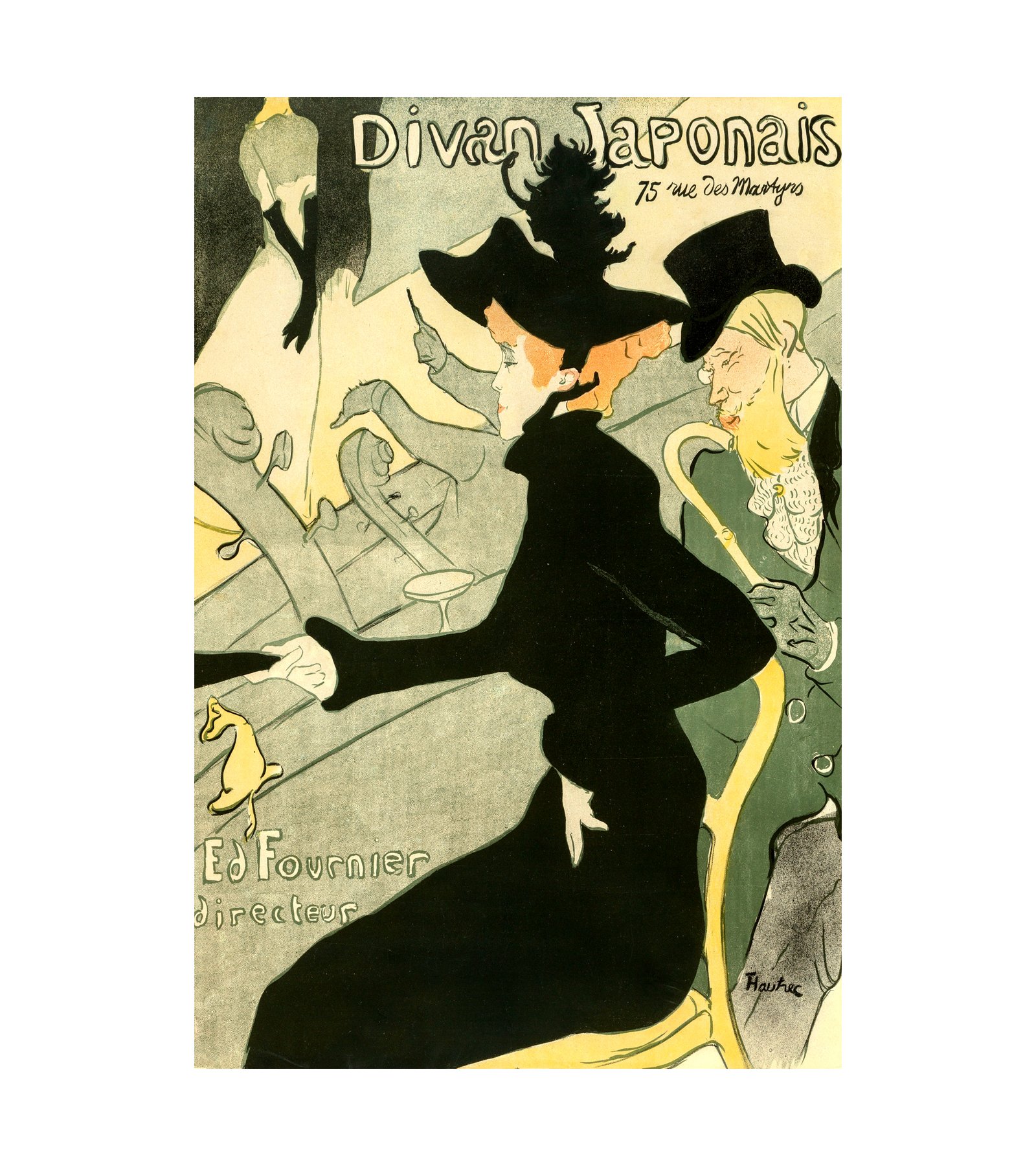 1893 Henri de Toulouse-Lautrec (1864-1901) Divan Japonais 