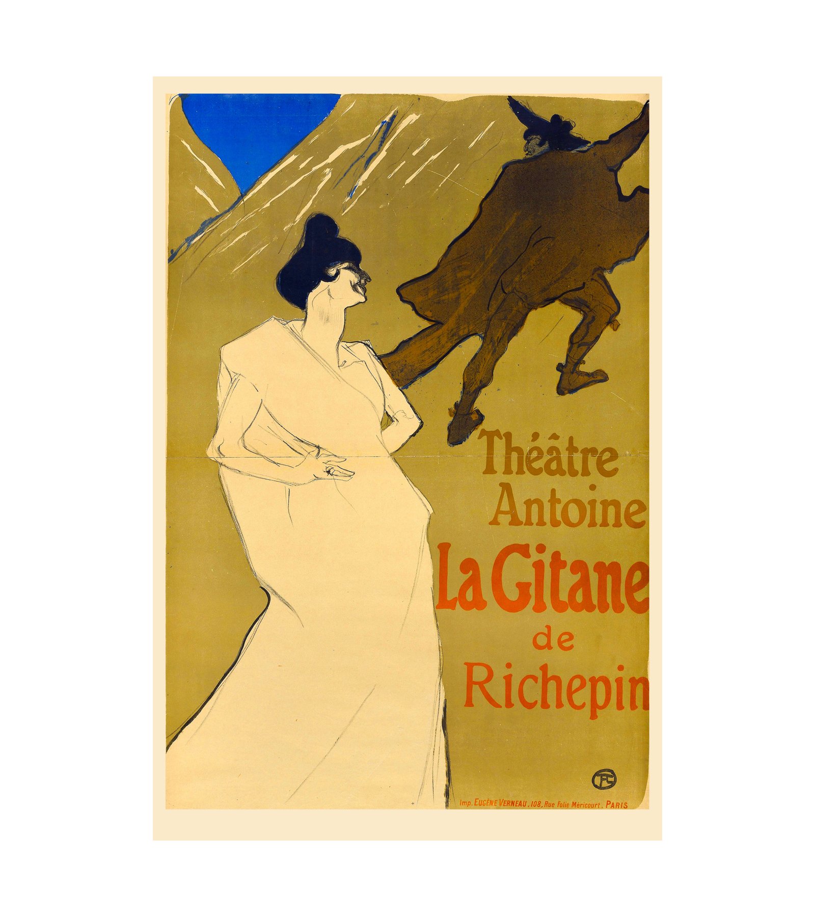 1899 La Gitane Henri de Toulouse-Lautrec (French, 1864-1901) 