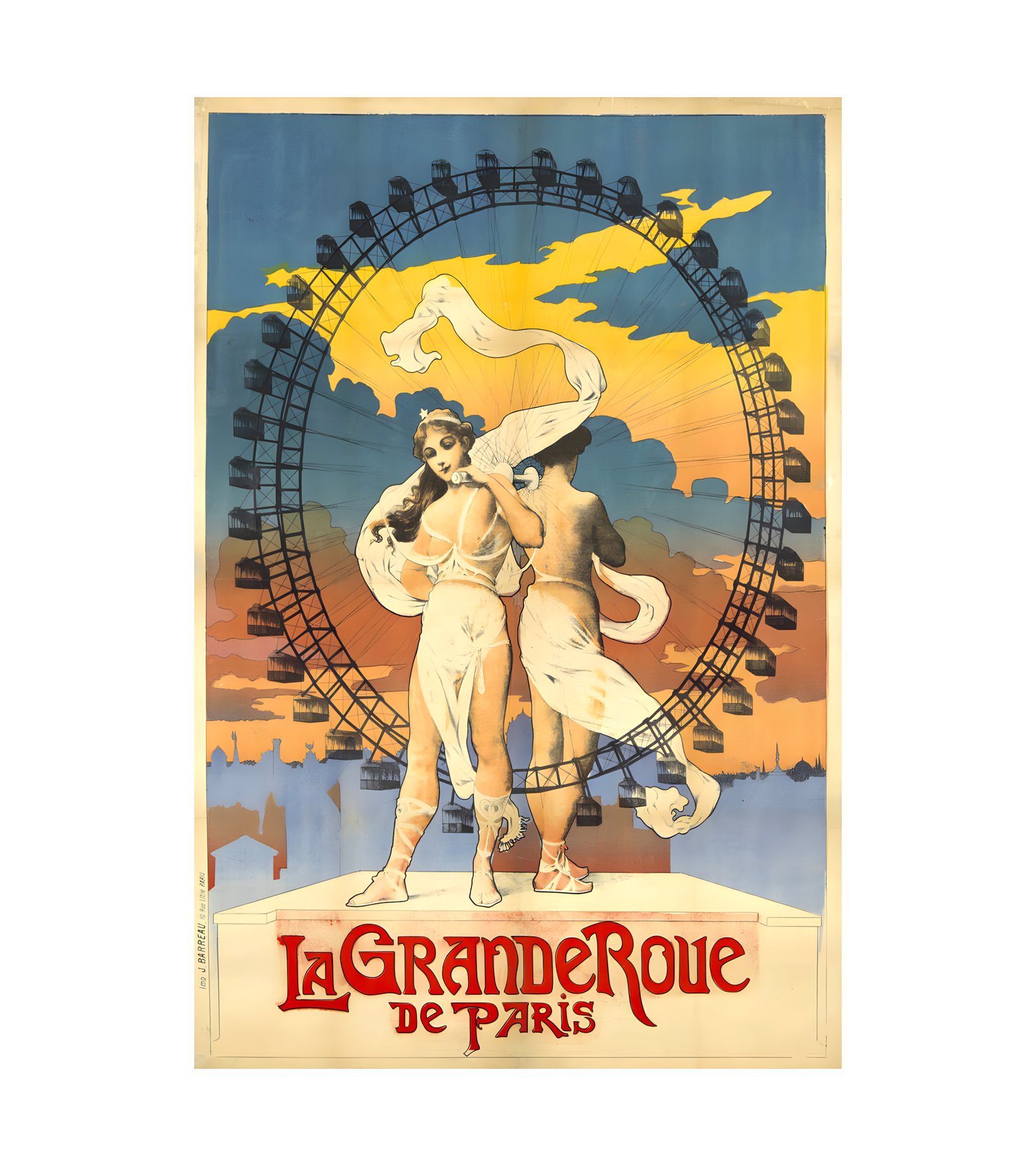 1899 La Grande Roue de Paris - Imp. J. Barreau, Paris 