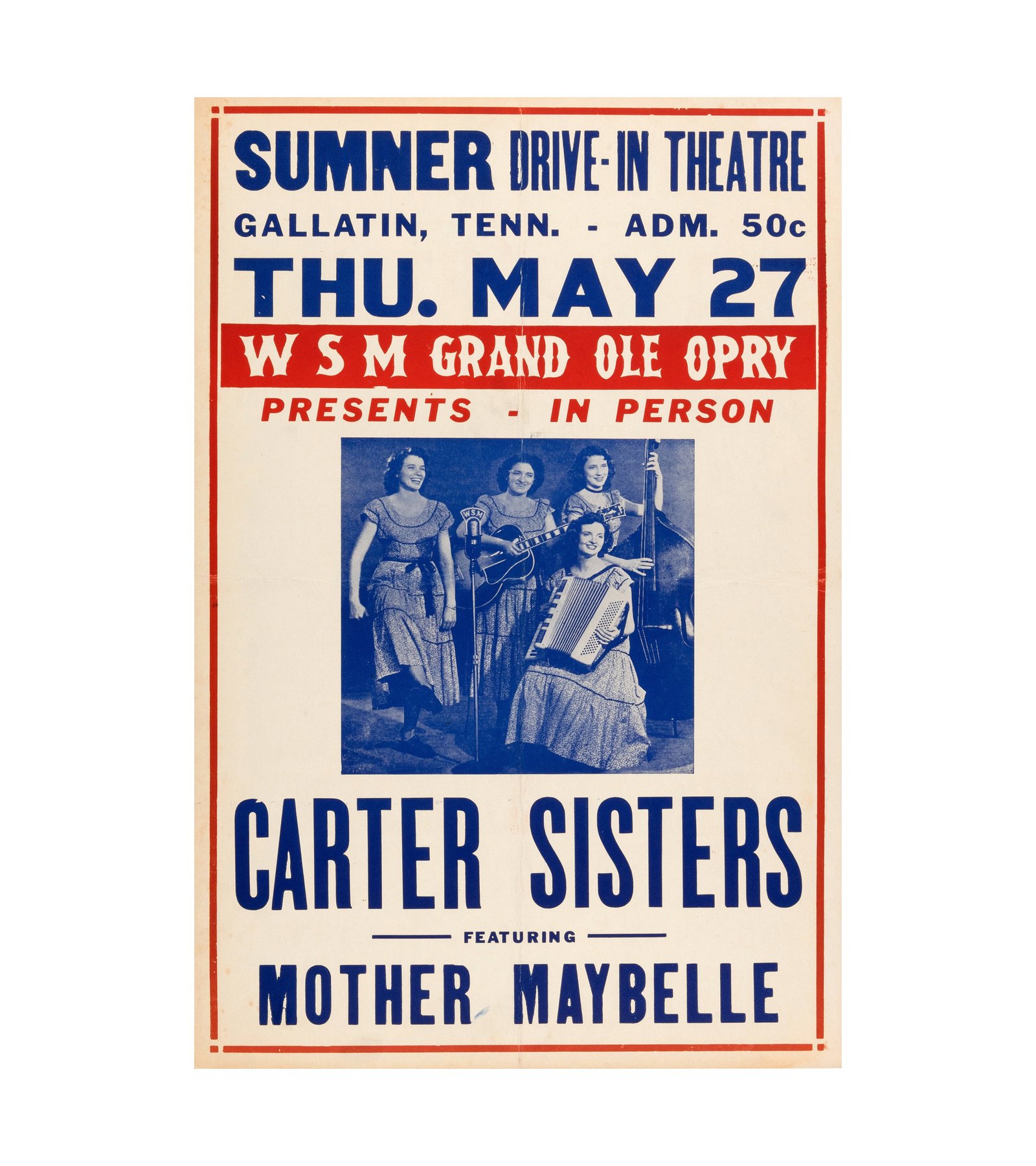 1954 The Carter Sisters - Mother Maybelle Gallatin, TN 