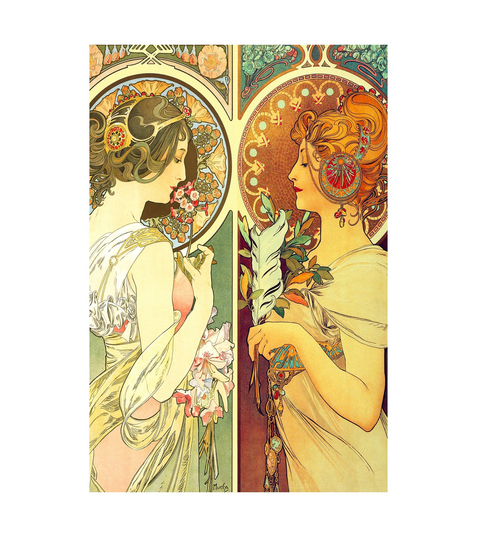 1899 La Primevere Alphonse Mucha