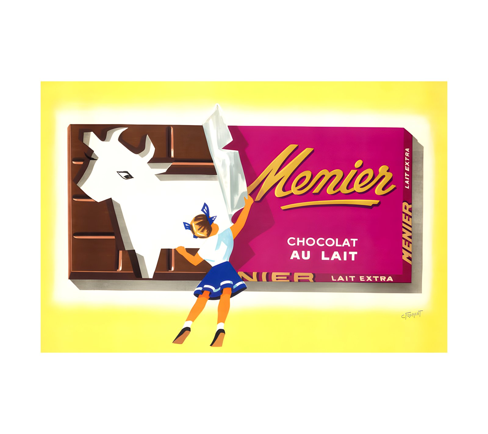 1950 COLETTE FROMANT - Menier - Imp. U.P.P., Paris 