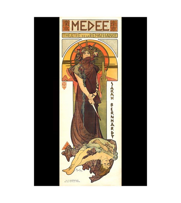 1898 Medee Sarah Bernhardt - Alphonse Mucha