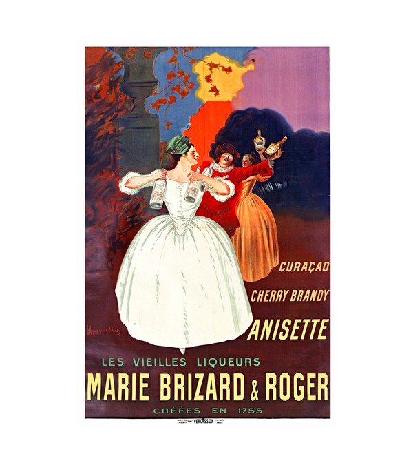 1912 View Les vieilles liqueurs Marie Brizard & Roger