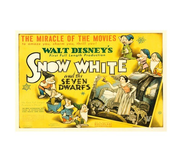 1937 Snow White and the Seven Dwarfs (RKO) 3 