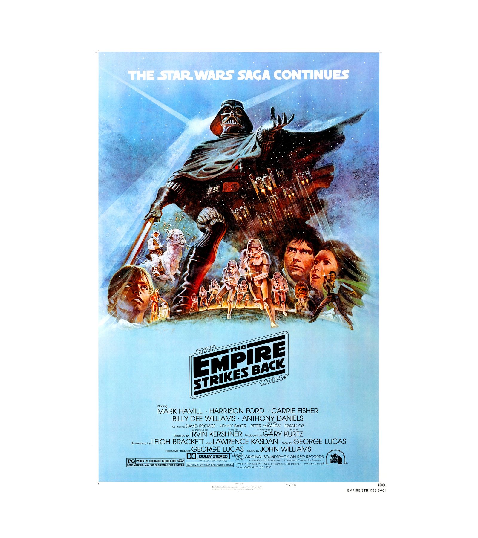 1980 Star Wars- Episode V - The Empire Strikes Back (TCF) Style B 