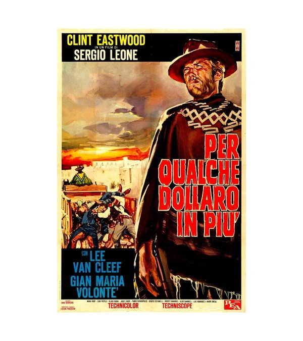 1965 (Italian) For a Few Dollars More - Clint Eastwood 