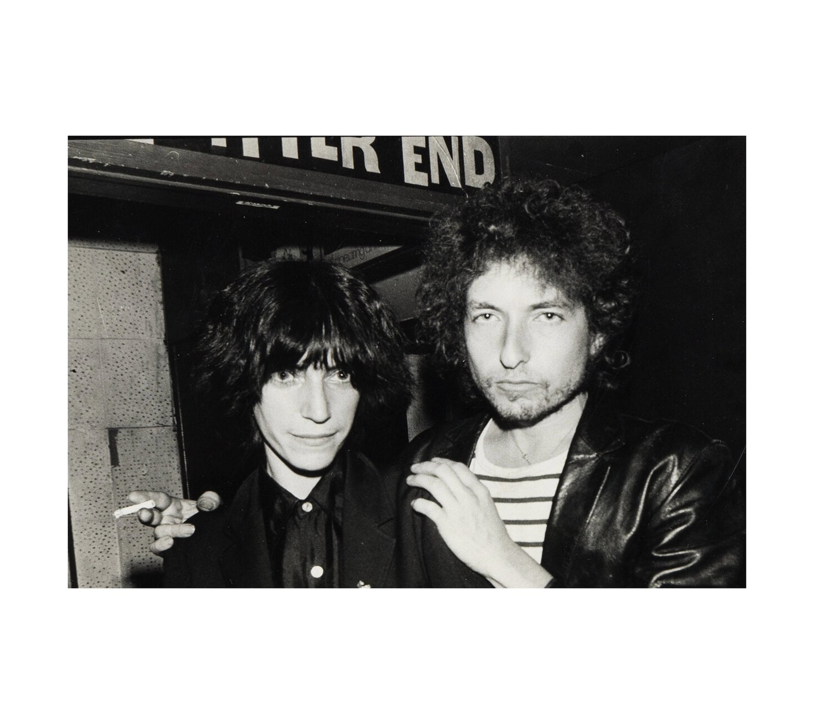 1975 Bob Dylan and Patti Smith at the Other End, NYC