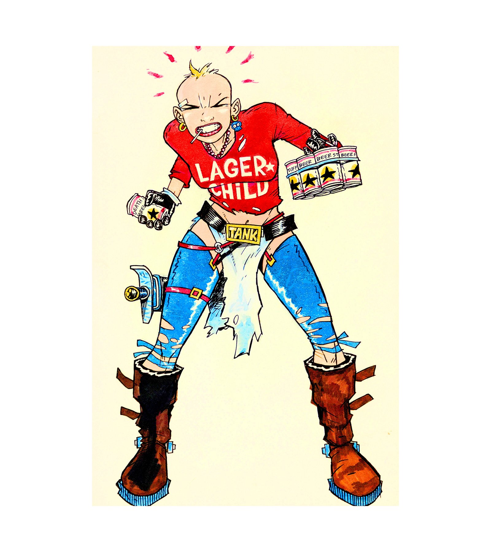 1989 Tank Girl CU Magazine (EMAP Frontline Limited) 