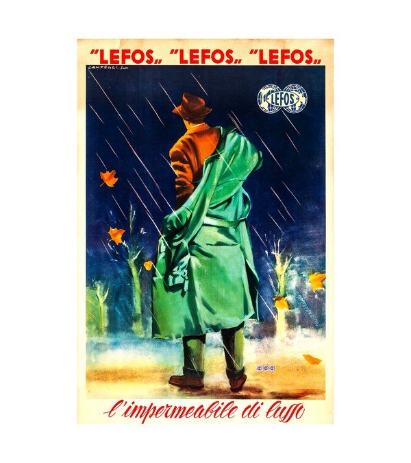 1952 Lefos Raincoat Italian