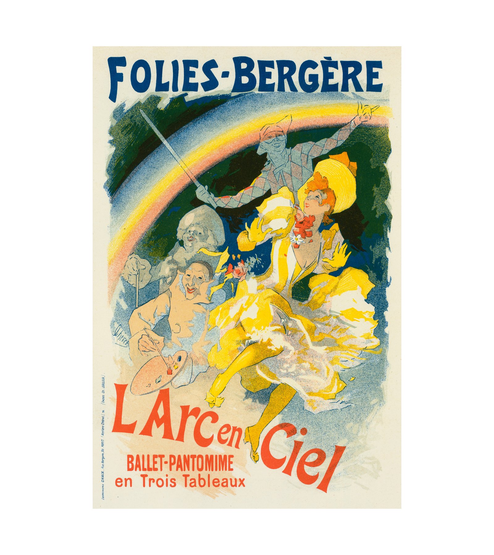 1896 L’arc-En-Ciel Jules Cheret (French, 1836-1932) 