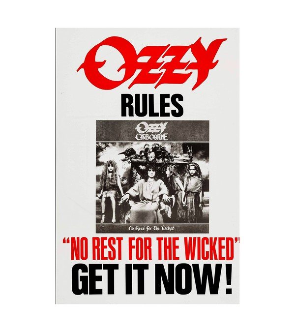 1988 No Rest for the Wicked (Sony) 