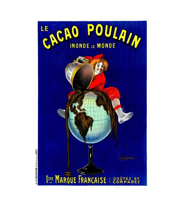 1911 Le Cacao Poulain Inonde Le Monde