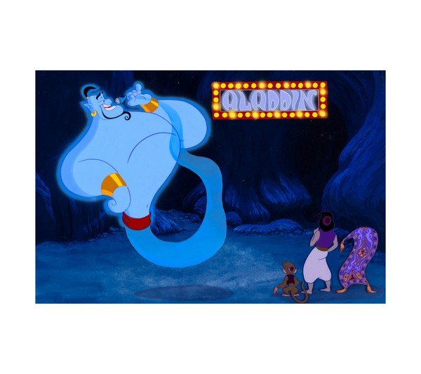 1992 Aladdin (RARE) Genie (Walt Disney) 