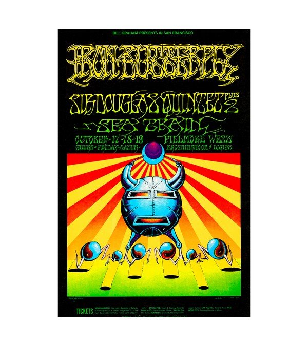  1968 BG-141 Iron Butterfly Fillmore West 