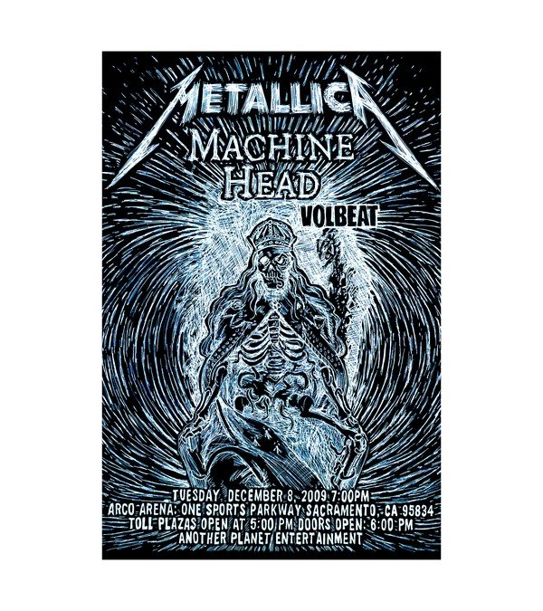2009 Metallica - Machine Head - Volbeat 