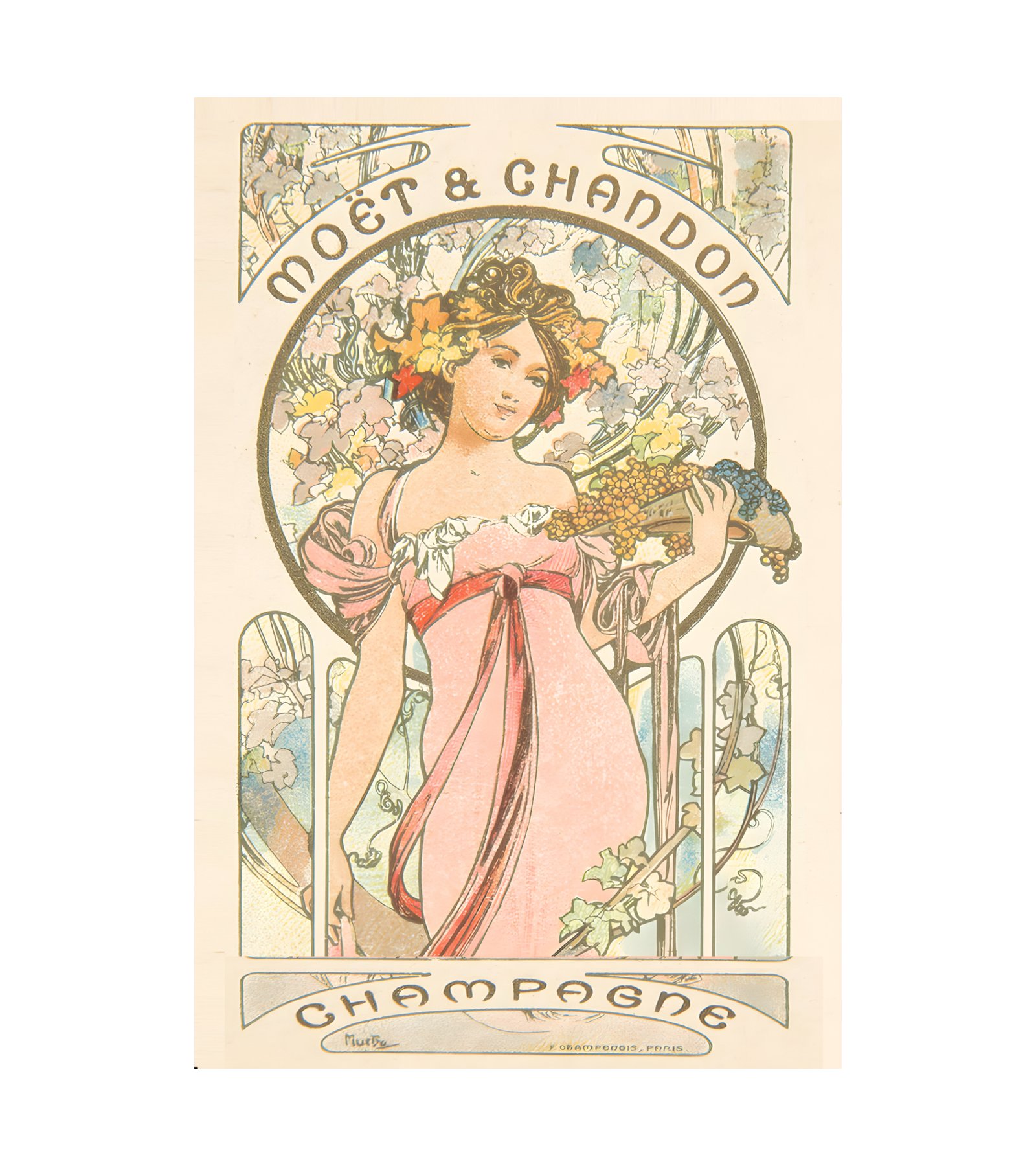 1902 ALPHONSE MUCHA (Art Nouveau) Precious Stones - Imp. F. Champenois, Paris 
