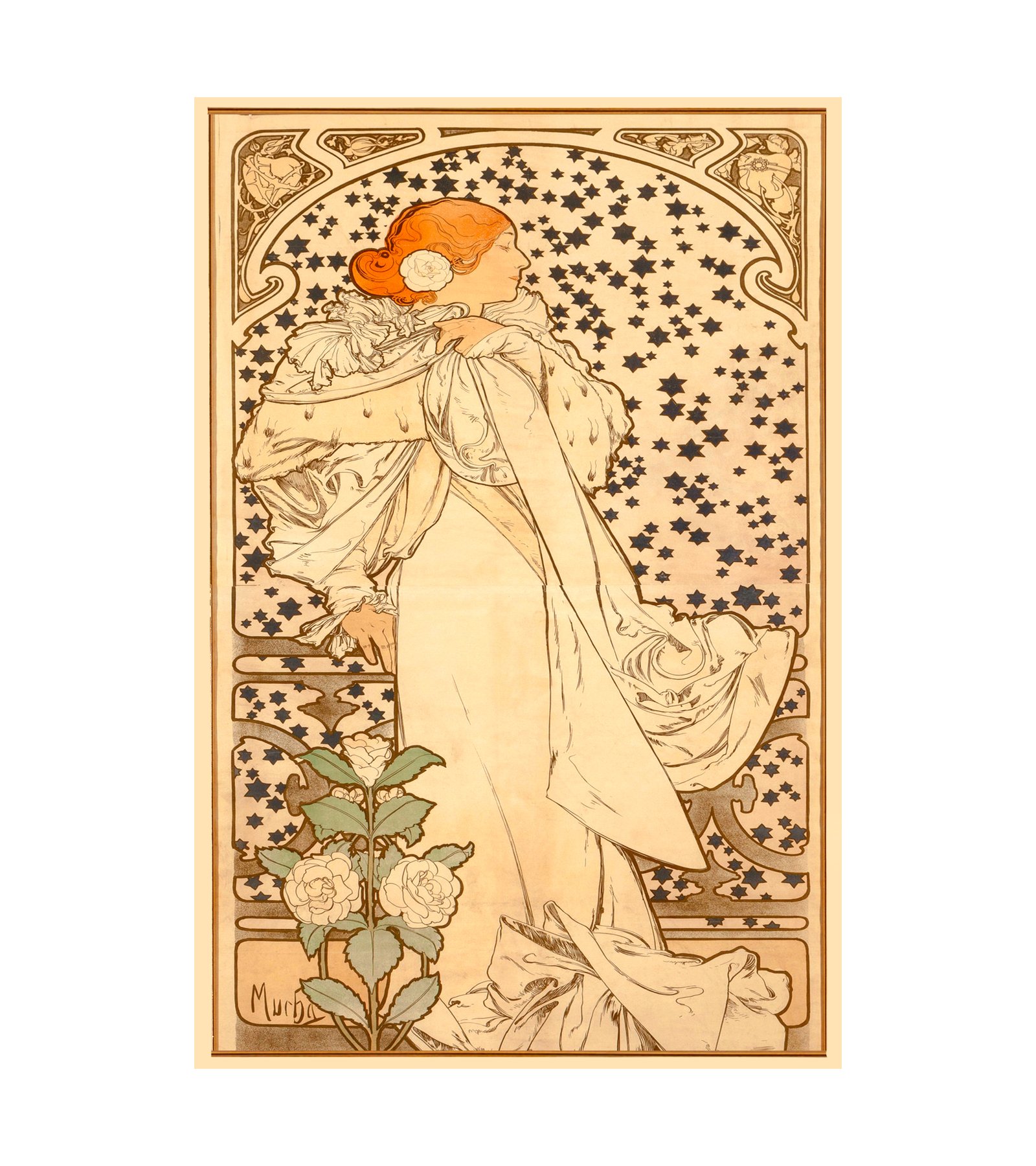 1896 Alphonse Mucha - French biscuit brand Lefevre-Utile 