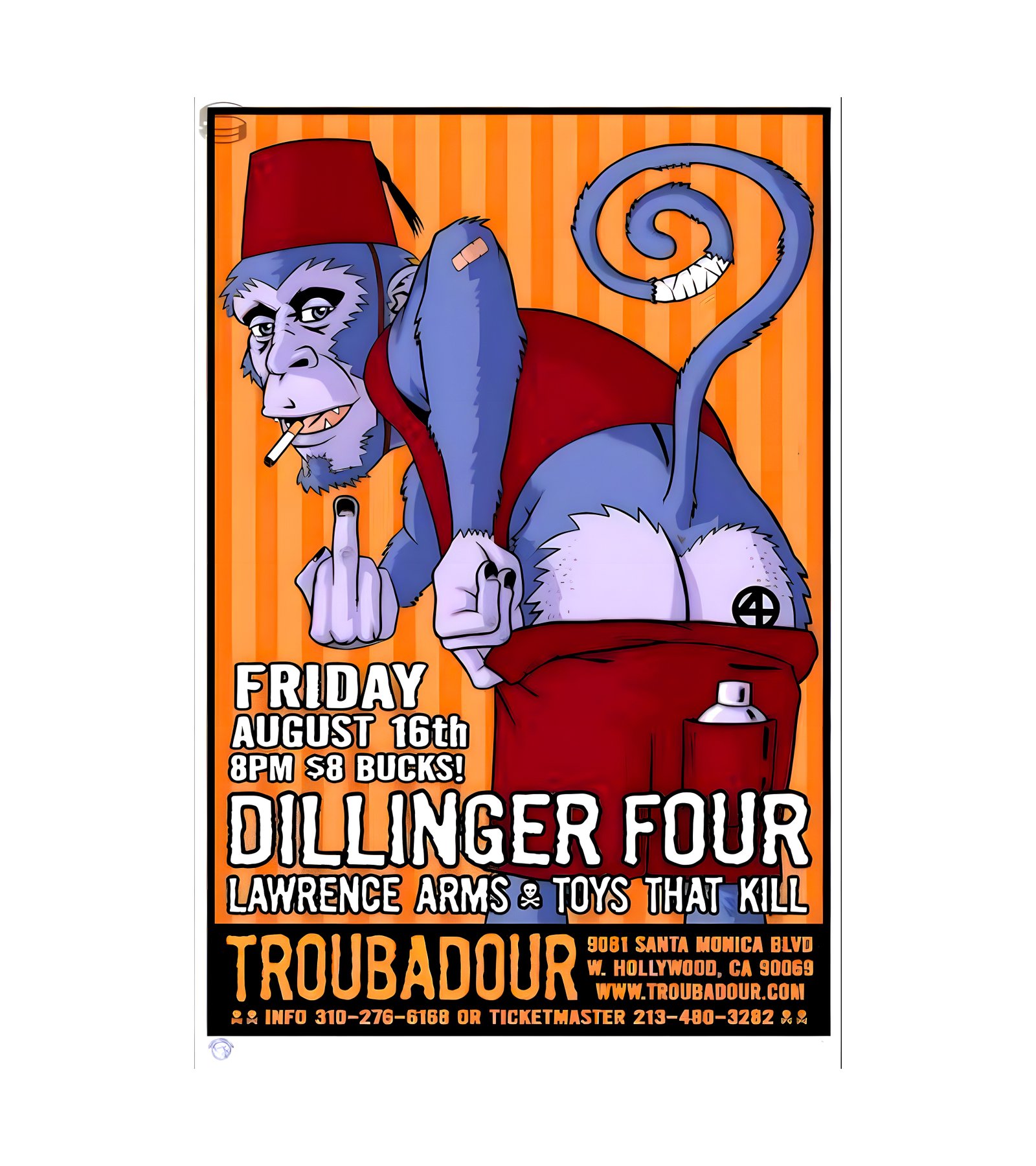 2002 Dillinger Four Los Angeles 