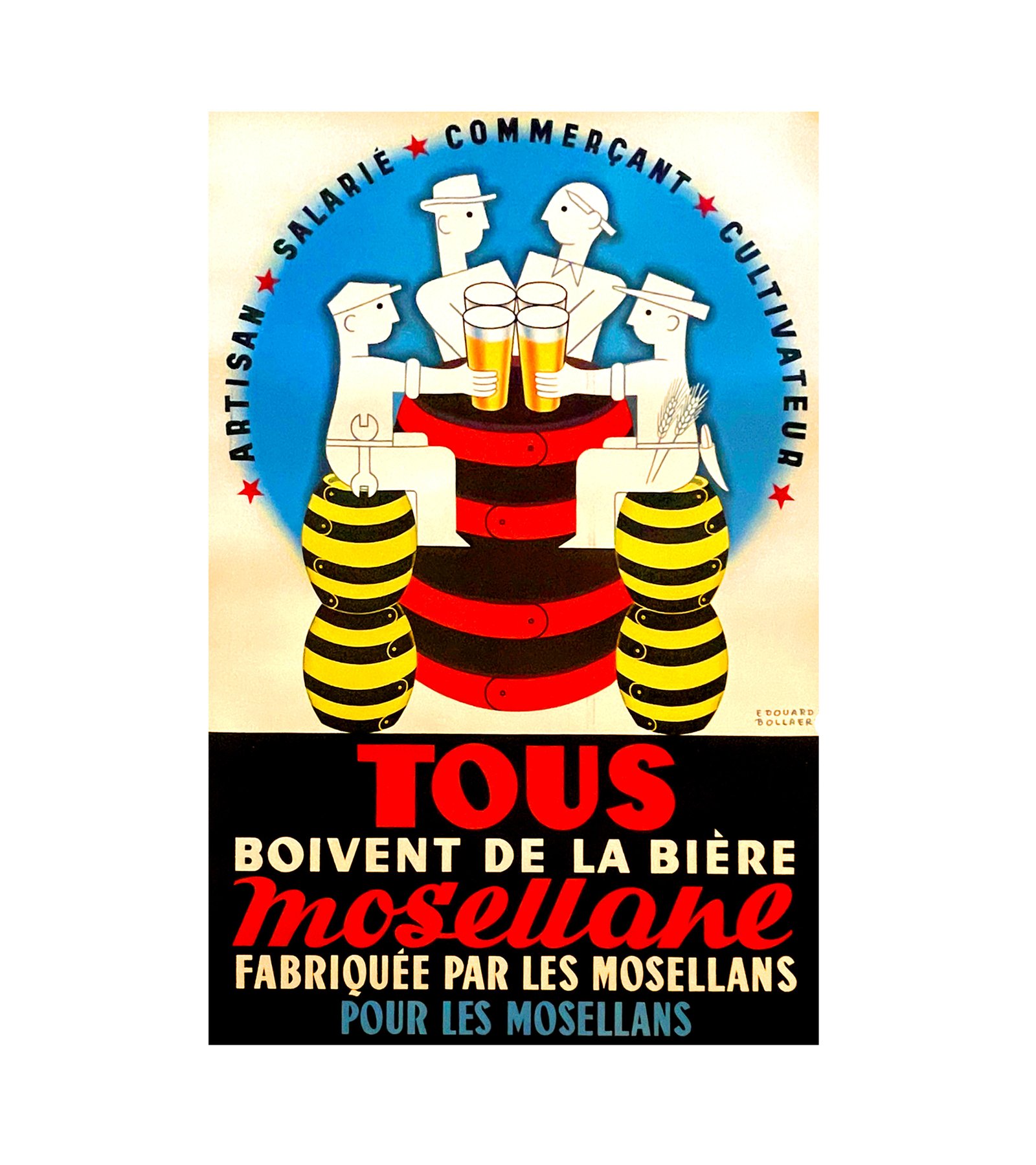 1950 Tous Boivent De La Biere 