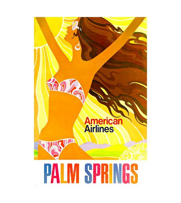 1962 American Airlines - Palm Springs 