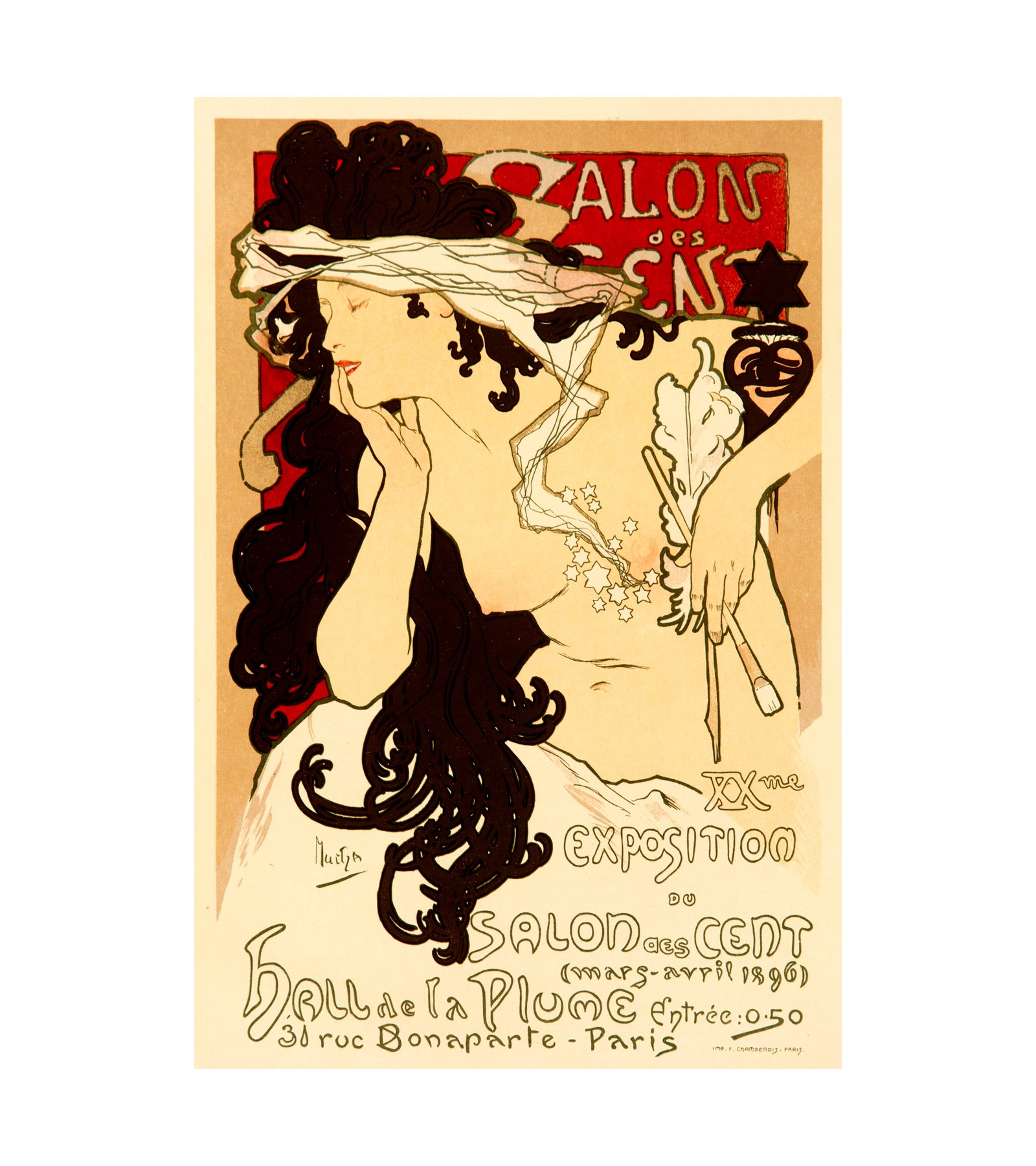 1896 Alphonse Mucha (Czech, 1860-1939) Autumn, from The Seasons 