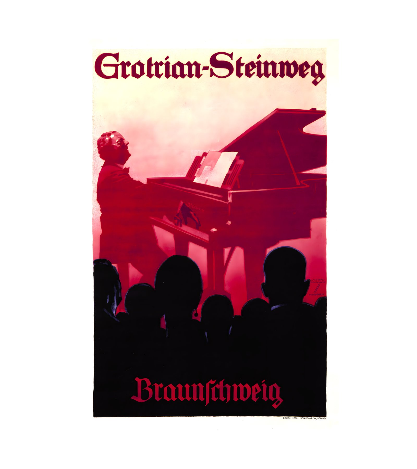 1934 LUDWIG HOHLWEIN - Grotrian-Steinweg Herm. Sonntag, Munchen 