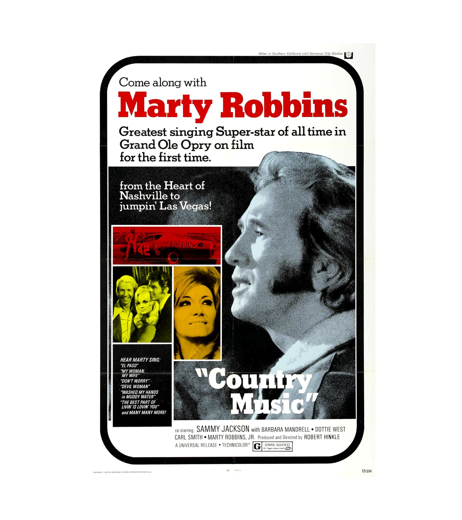 1972 (Universal) Marty Robbins, Dottie West, Barbara Mandrell 
