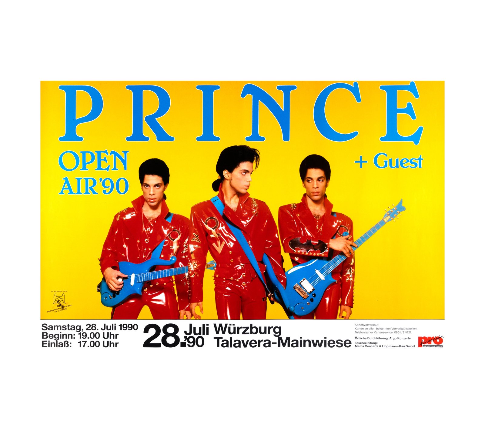 1990 Prince Graffiti Bridge Era Wurzburg, Germany 