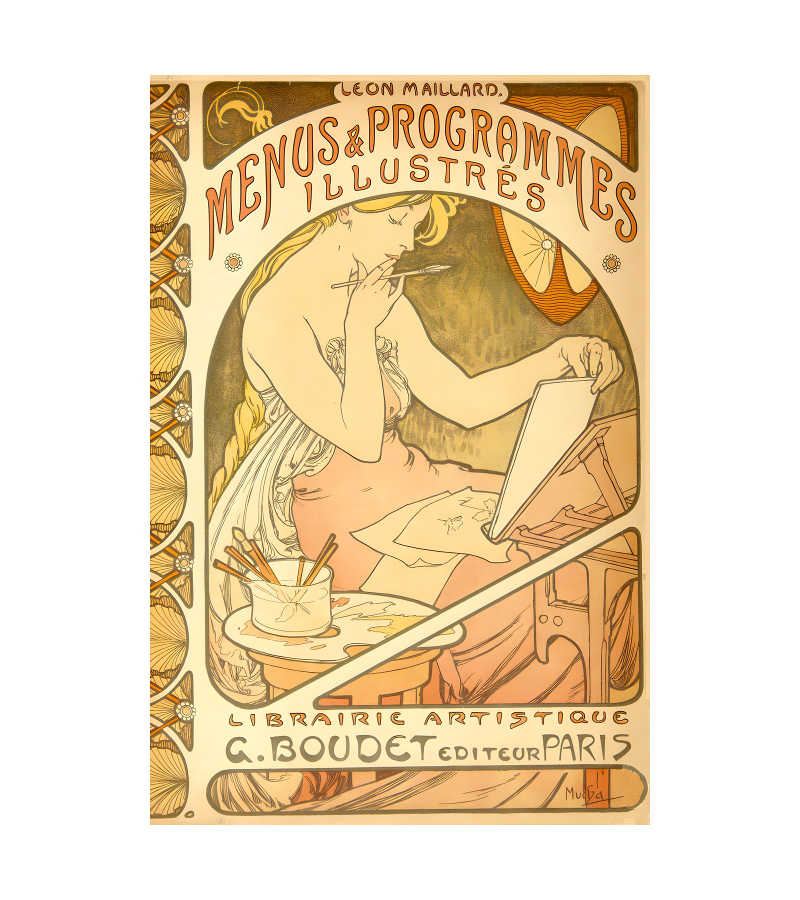 1898 Les Menus & Programmes Illustres, by Leon Maillard (Paris) 