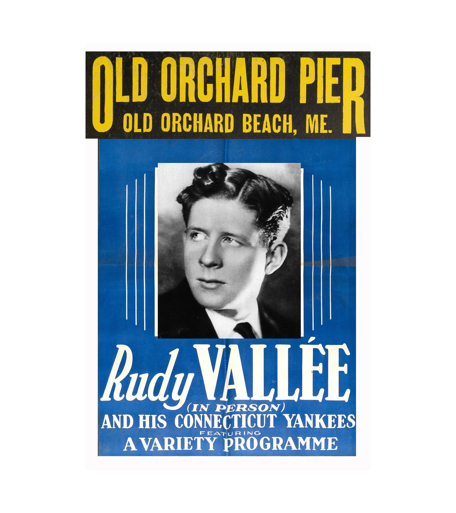 1933 Rudy Vallee - Old Orchard Pier, Maine 