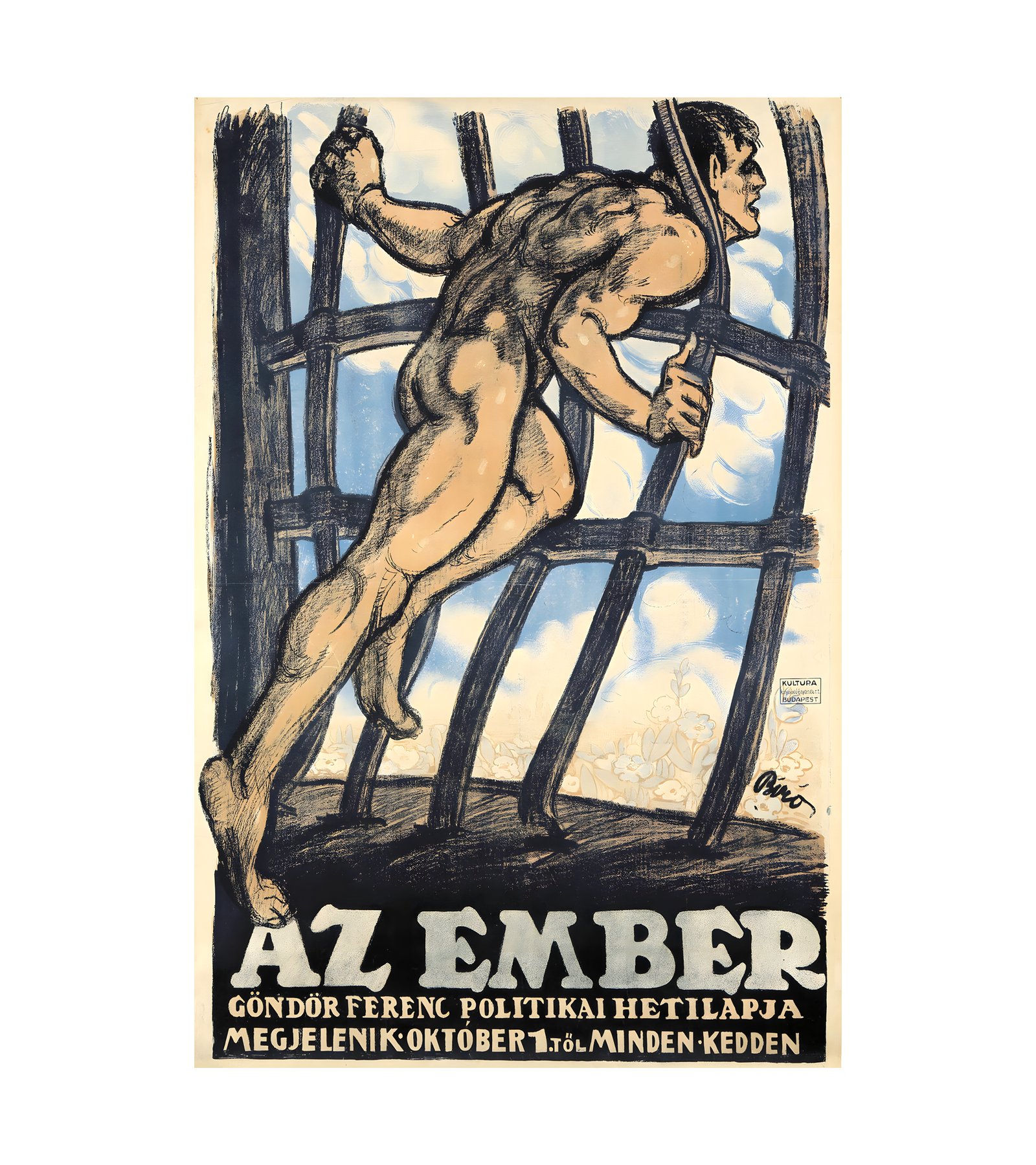 1918 MIHALY BIRO - AZ EMBER Cultura Budapest