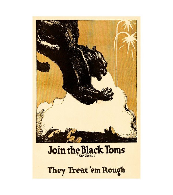1943 WWII US Tank Crops Enlistment 