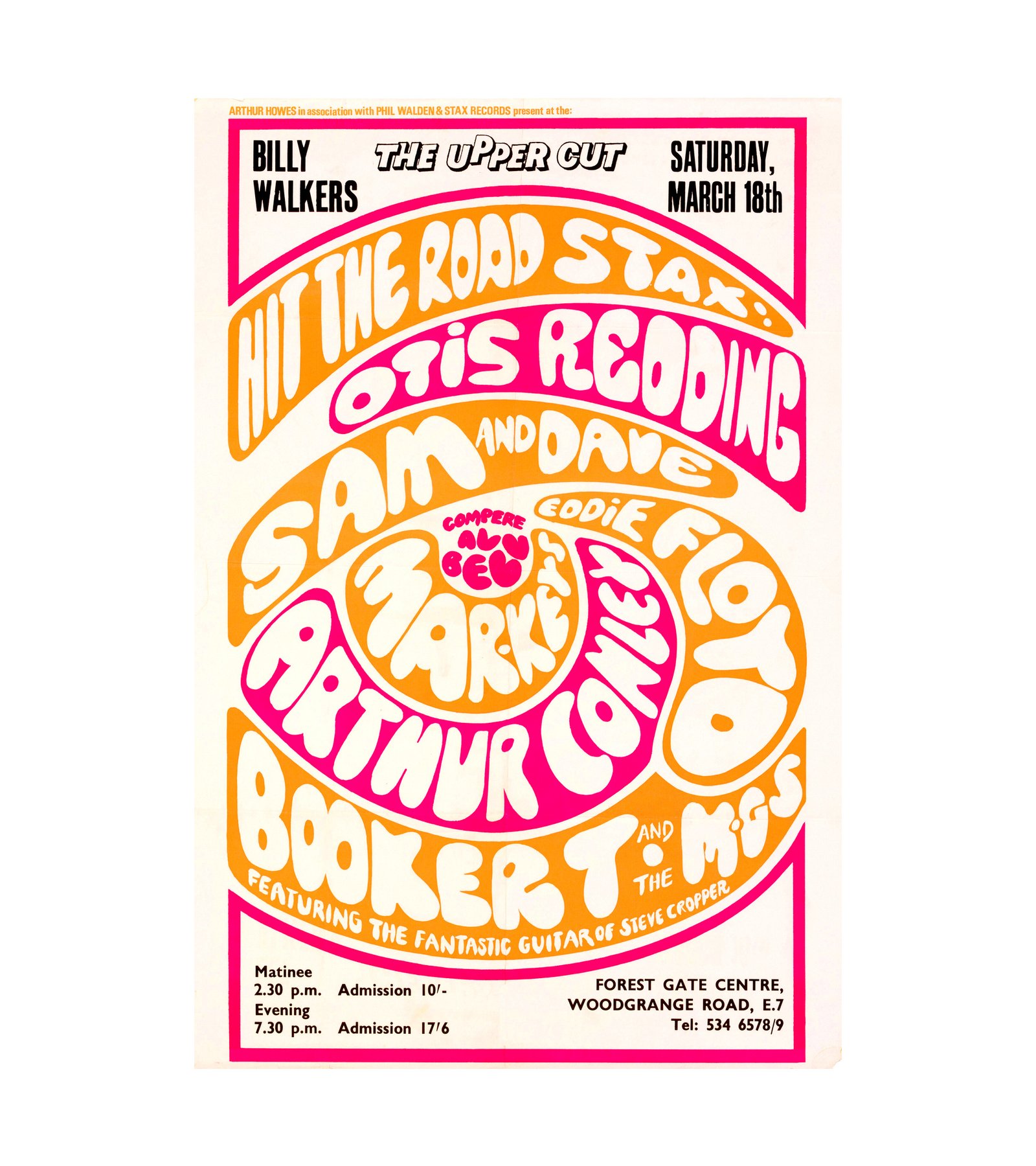 1967 Otis Redding, Booker T. & The MG's Hit the Road, Stax! U.K.