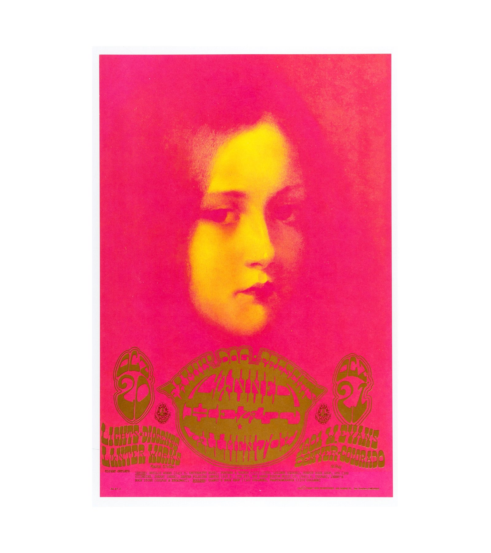 1967 FD-D7 Canned Heat Denver, CO Celestial Moonchild