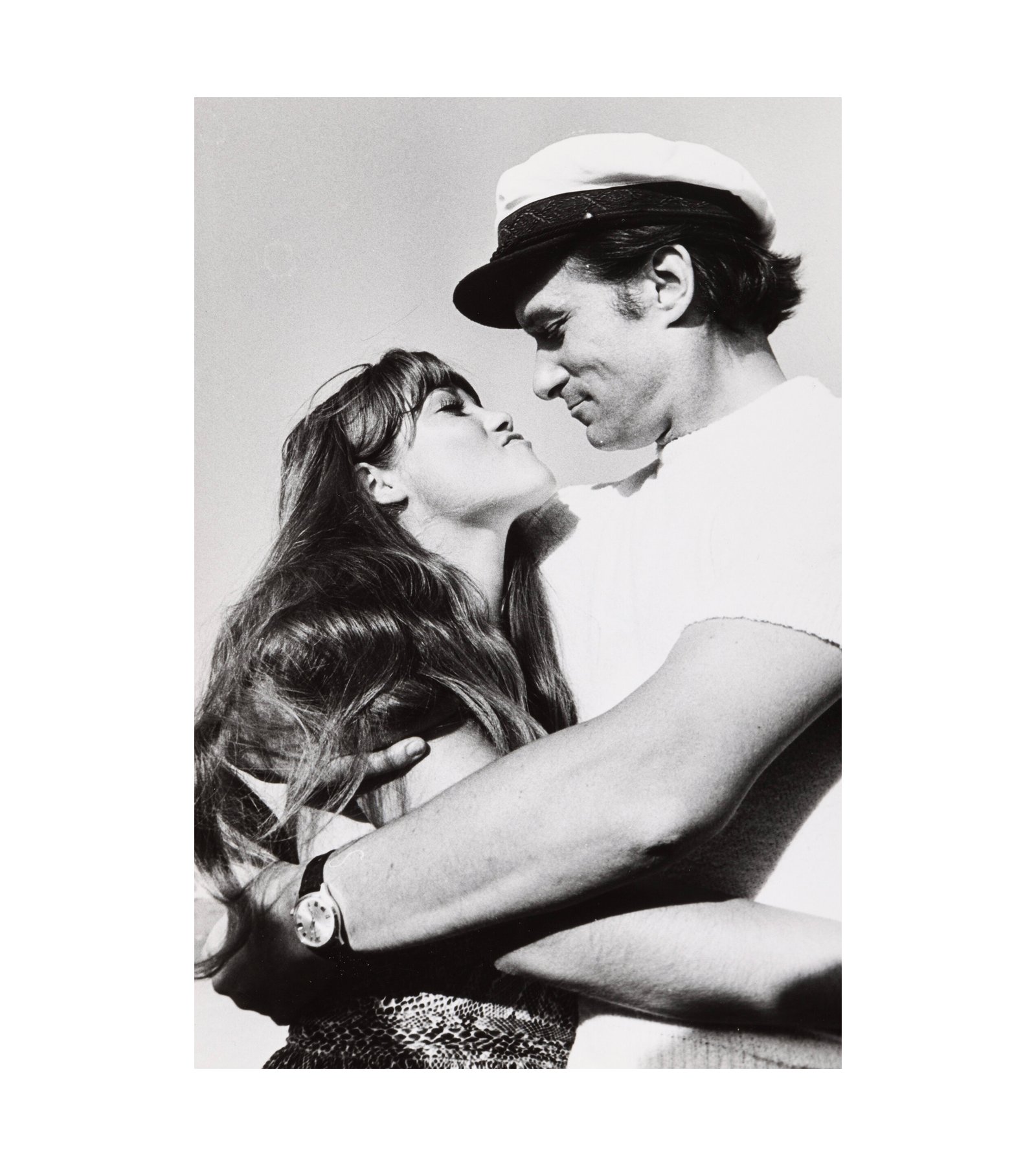 1970 Hugh Hefner and Barbi Benton Rome