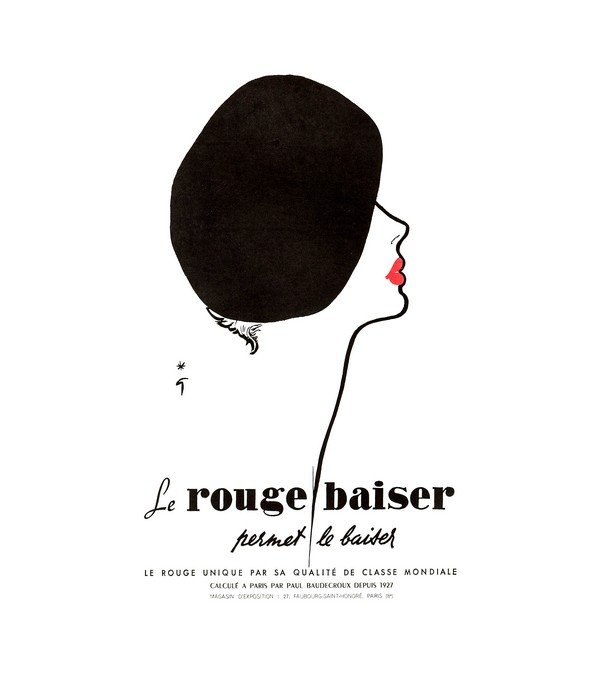 1954 Le Rouge Baiser Paris