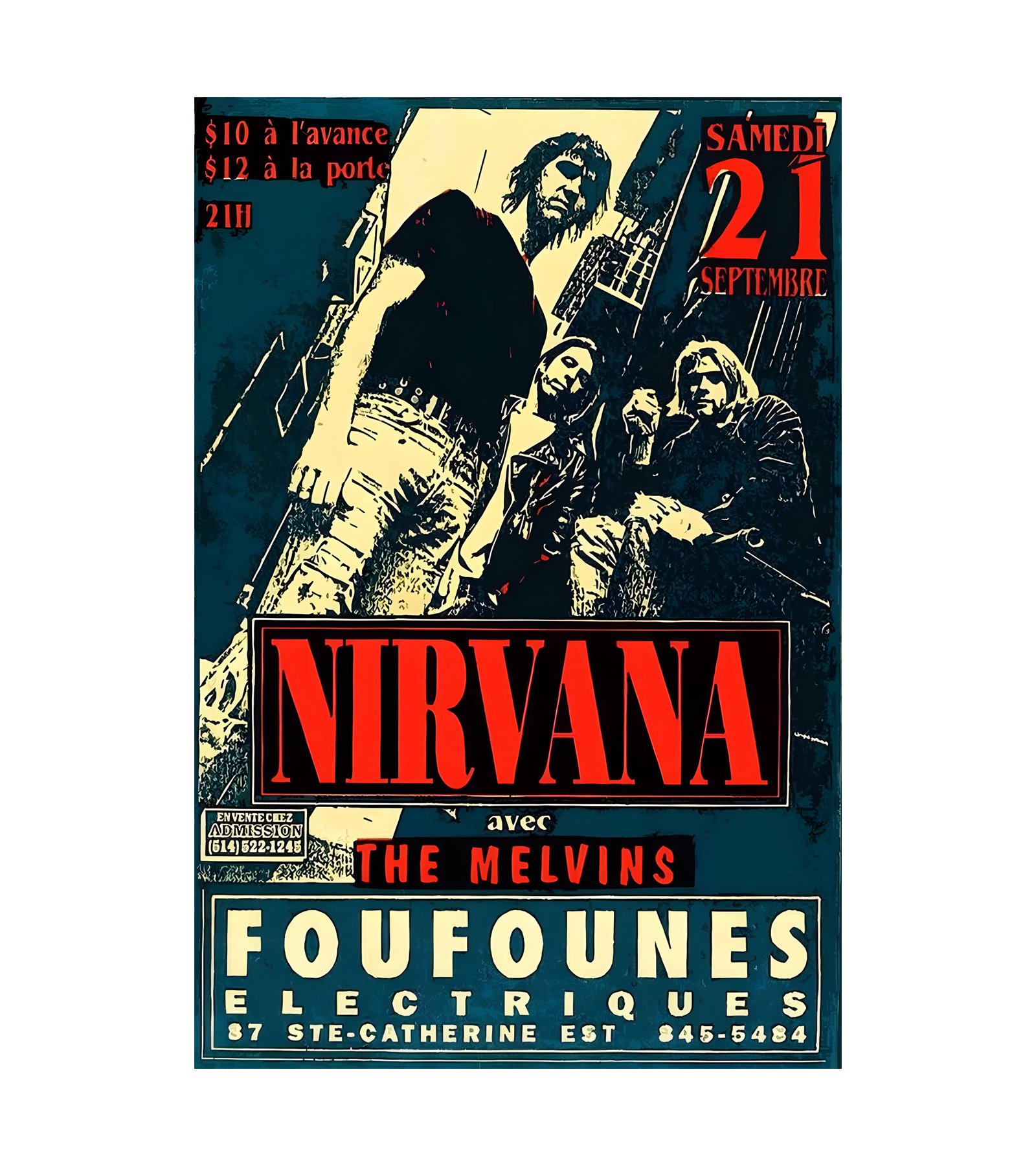 1993 Nirvana and the Melvins Fourounes 