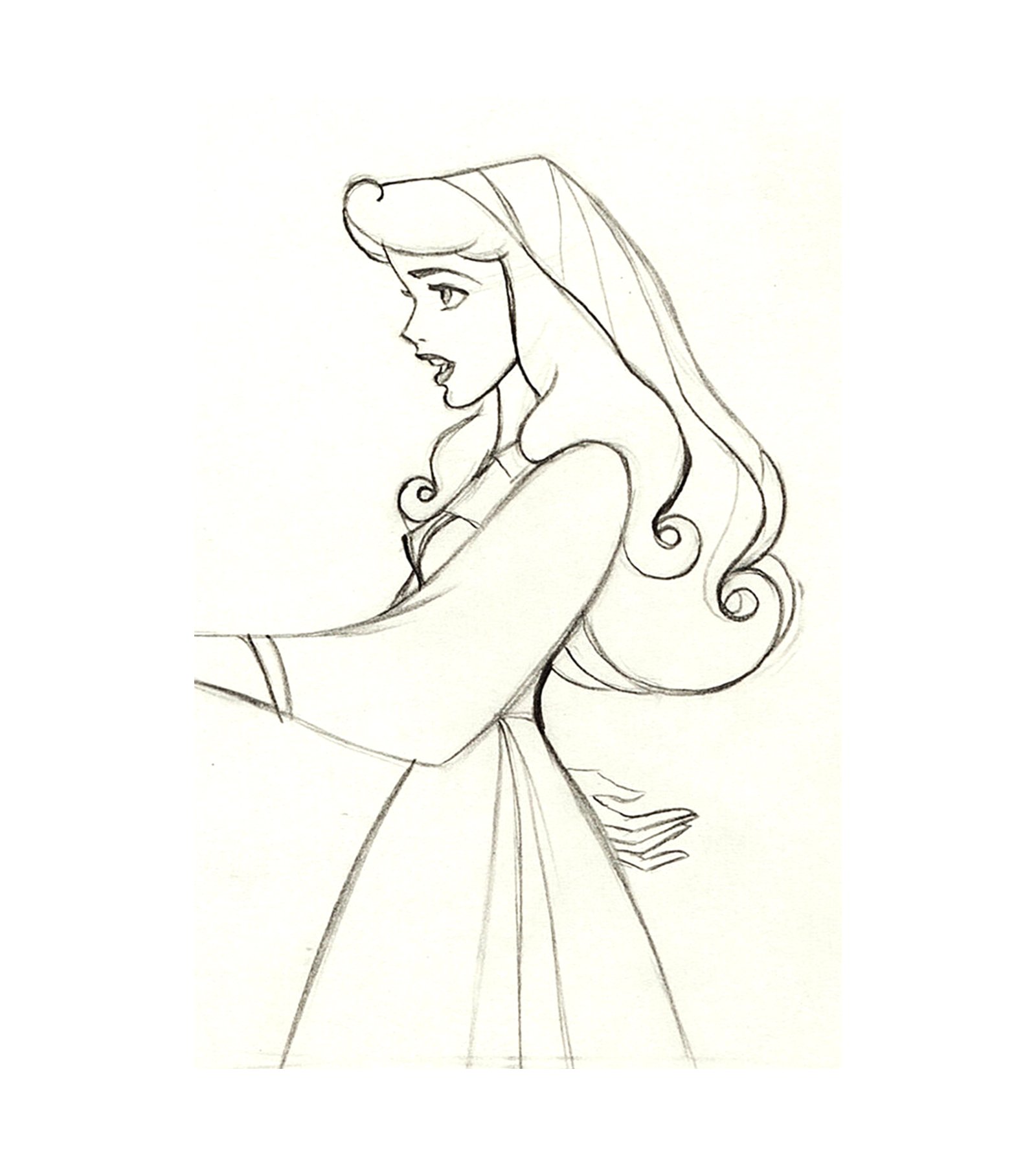 1959 Sleeping Beauty Animation Drawing 