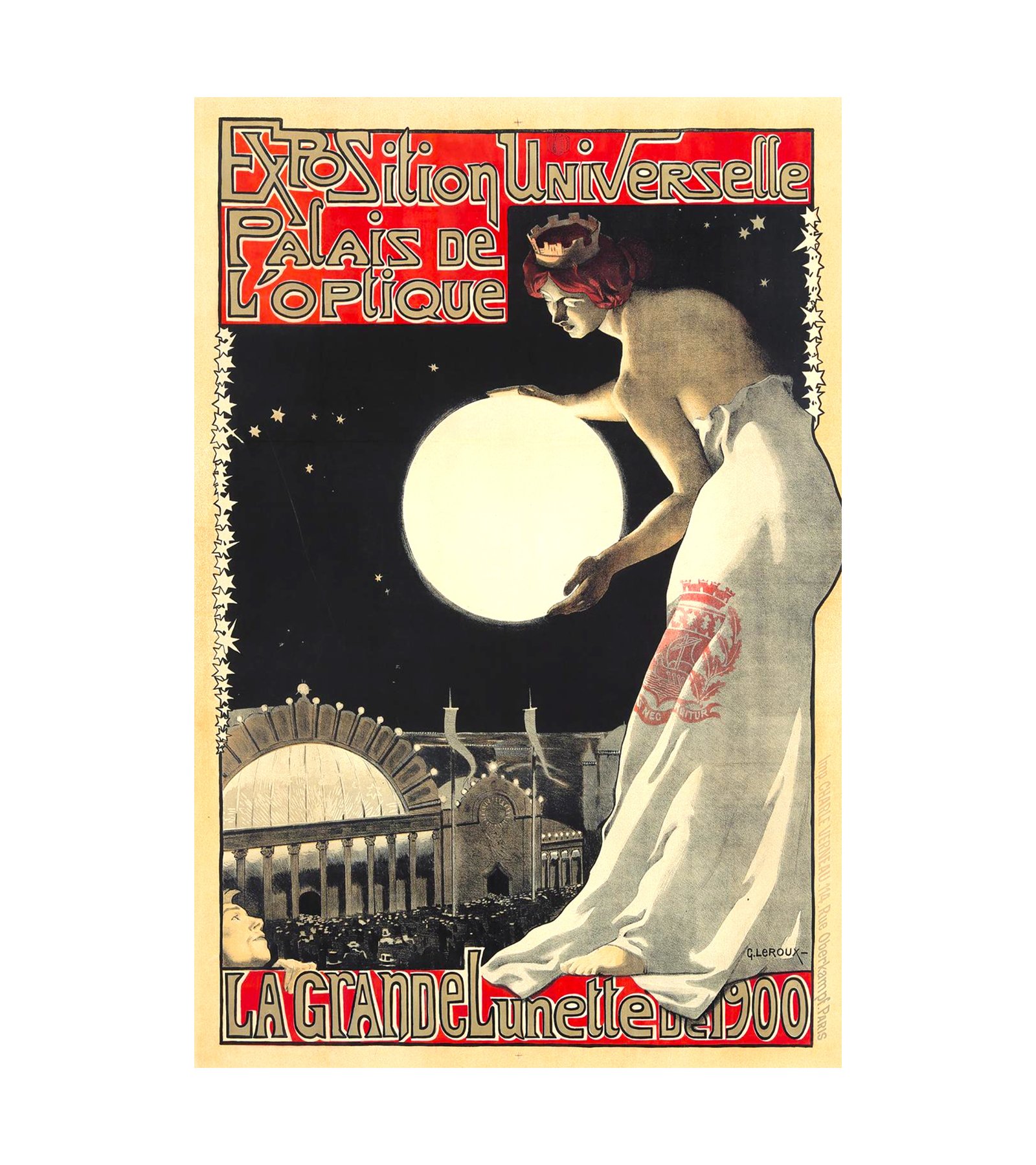 1900 Exposition Universelle. Palais de L'Optique. La Grande Lunette