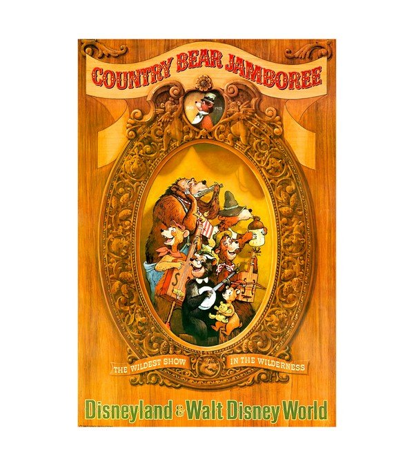 1973 'Country Bear Jamboree' Disneyland Park (Walt Disney) 