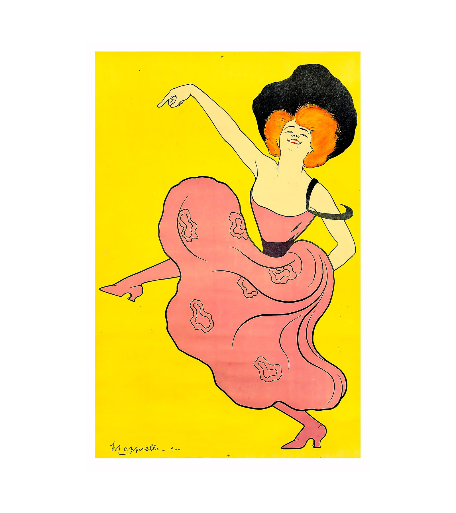 1900 Folies-Bergere Leonetto Cappiello (Italian, 1875-1942)